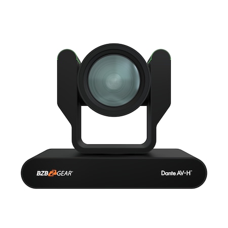 Bzbgear 25X 4K UHD AUTO TRACKING HDMI 2.0/12G-SDI/USB 2.0/USB 3.0 Dante AV-H Live Streaming PTZ Camera, Blk BG-ADAMO-4KDA25X-B